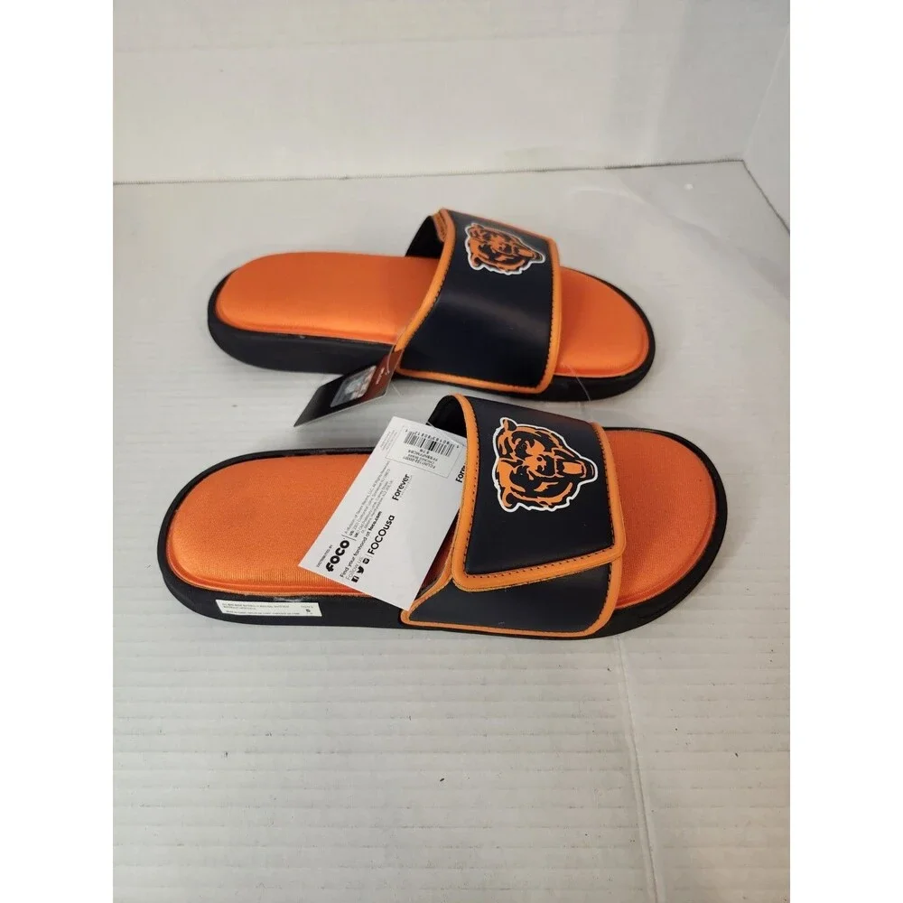 Chicago Bears FOCO Slippers Men's Size 7/8